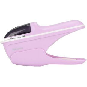 Stapleless Stapler, ABS Stapleless Stapler Staple Free Stapler Book Stapling Machine Paper Binding Hand Tool for Home School Office (Blue)