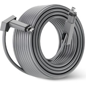 كابل Starlink القياسي 75FT/23M لكابل Starlink المستطيل للقمر الصناعي V2، مجموعة أدوات الإنترنت Starlink للقمر الصناعي V2، سلك تمديد كابل Starlink لكابل Starlink V2، رمادي in Kuwait