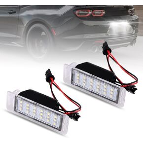 مجموعة مصابيح LED للوحة الترخيص الخفيفة متوافقة مع 2008-2016 Opel/Vauxhall Insignia Sports Tourerfor 2013-up Opel/Vauxhall Mokka 6000K مجموعة أضواء الترخيص الخلفية البيضاء من 2 in Kuwait