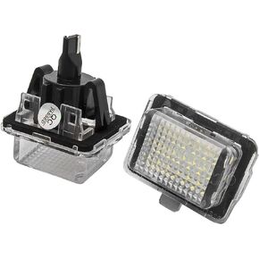 MASO NUMBER PLATE LIGHTS LED License Number Plate Light Lamp Mercedes Benz C207 W204 W212 R231 W221 W222 (2-pack)