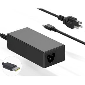شاحن كمبيوتر محمول USB C عالمي بقدرة 65 وات يناسب HP Spectre X360، وSpectre، وElitebook x360 Lenovo Dell Samsung Asus Acer Google Chromebook شاحن سريع الشحن من النوع C للسفر ومحول طاقة الكمبيوتر المحمول