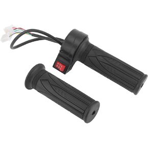 1Pair Electric Scoooter Throttle Grip, 3 Speed Gear Throttle Handlebar for E Bike Electric Bicycles