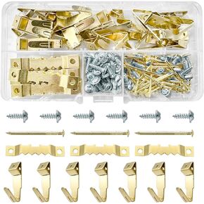 150 Piece Picture Hanging Kits, Picture Hooks, Hangers with Nails, Screws etc