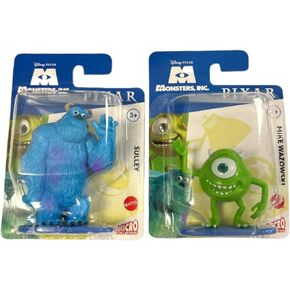 Monsters, Inc. Mini Figures Cake Toppers Set of 2 - Sulley and Mike Wazowski