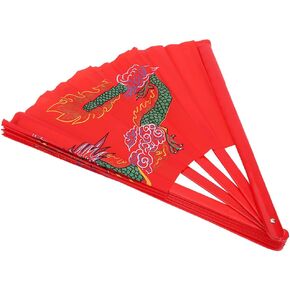 VGEBY Tai Chi Fan, Hand Fan Chinese Kung Fu Martial Arts Dance Practice Performance Bamboo Fan Kung Fu Fan Martial Arts Fans Weapons Martial Arts Fan Tai Chi Fans 13 Inches Kung Fu Fan