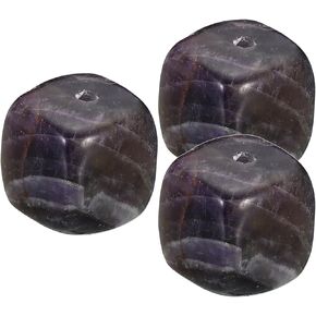 PATIKIL Incense Holder, 3 Pack Incense Burner Stick Holder Crystal Stone Incense Stand Base for Yoga Spa Room Home Office, Purple