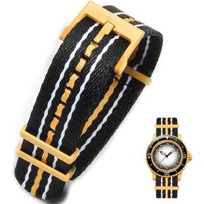 22mm Nylon Straps For Blancpain X Swatch Replacement Nylon swatch blancpain strap Watch Band - Multiple Colors