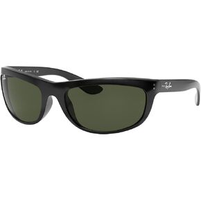 Ray-Ban Balorama RB4089 Rectangle Sunglasses for Men + BUNDLE With Designer iWear Complimentary Eyewear Kit