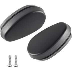 Pair(2) Tubular Side Steps Bars End Caps Replacement Set for 2009-2022 Do-dge Ram