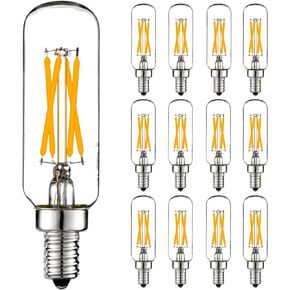 LiteHistory Dimmable E12 LED Bulb 6W Equal 60 watt led Light Bulb Warm White 2700K T6 T25 E12 Candelabra Bulb 60 watt for Chandeliers,Ceiling Fan,Pendant,Wall sconces AC120V 600LM e12 Bulb 12Pack