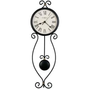 Howard Miller Rothbury Wrought Iron Wall Clock II 549-533, Black