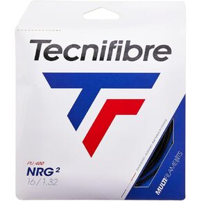 Tecnifibre NRG2 Tennis String Set, Black (16-1.32)