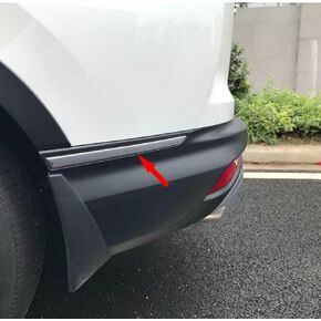 Beautost For Honda 2017 2018 2019 2020 2021 2022 CR-V CRV Rear Bumper Back Corner Protection Cover Trim Stainless Steel