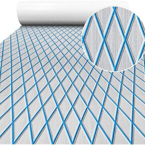 Boat Flooring EVA Foam Boat Decking Sea Deck Boat Flooring Self-Adhesive Faux Teak Marine Boat Decking Non-Slip Mat for Boat Deck Yacht Motorboat Fishing Boat Surfboard Kayak 94x44/28/16