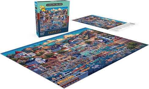 Buffalo Games - Dowdle - Catalina Island - 1000 Piece Jigsaw Puzzle for Adults Challenging Puzzle Perfect for Game Nights - Finished Size 26.75 x 19.75 in Saudi Arabia