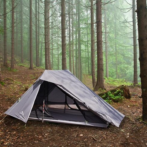 Altair Two Ultralight Backpacking Tent, 2 Person Trekking Pole Backpacking Tent, Waterproof, Compact, 3 Season, Double Wall Shelter for Backpacking, Camping, Hiking, Trekking in Kuwait