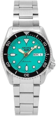 SEIKO 5 Sports SRPK33 10 ATM Water Resistant 38.0mm Vibrant Green Dial Automatic Men's Watch in Saudi Arabia