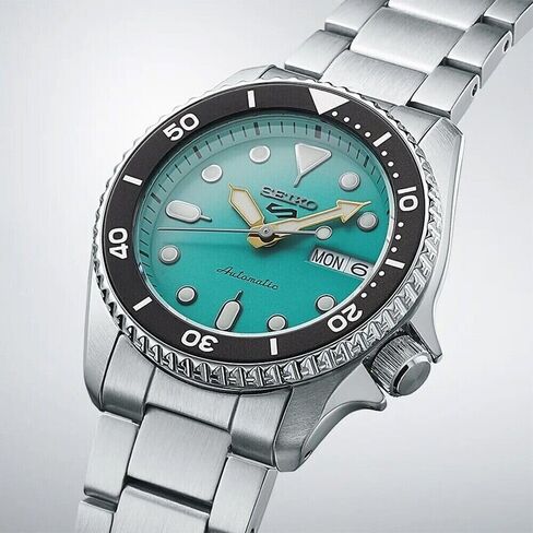 SEIKO 5 Sports SRPK33 10 ATM Water Resistant 38.0mm Vibrant Green Dial Automatic Men's Watch in Saudi Arabia