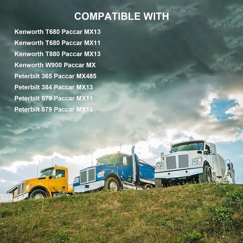 فلتر زيت مبرد 1843659PE يناسب محرك Paccar المتوافق مع شاحنة Kenworth T680 MX11 T880 MX13 متوافق مع Peterbilt 365 384 579 DBC4785 24083 1843659 in Saudi Arabia