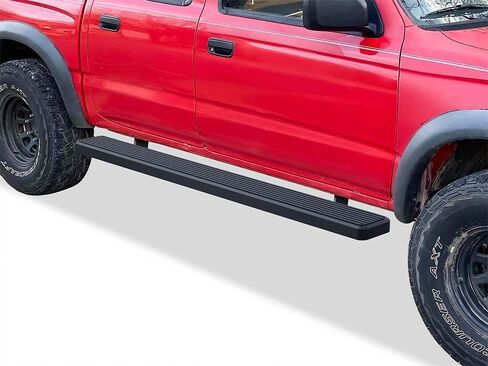 APS Running Boards 6in Black Compatible with Toyota Tacoma 2001-2004 Double Crew Cab (Nerf Bars Side Steps Side Bars) in Saudi Arabia