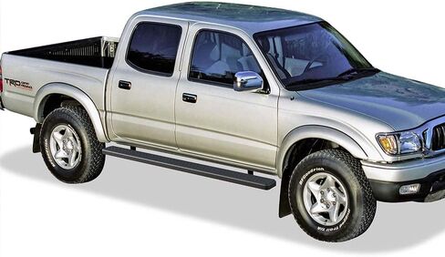 APS Running Boards 6in Black Compatible with Toyota Tacoma 2001-2004 Double Crew Cab (Nerf Bars Side Steps Side Bars) in Saudi Arabia