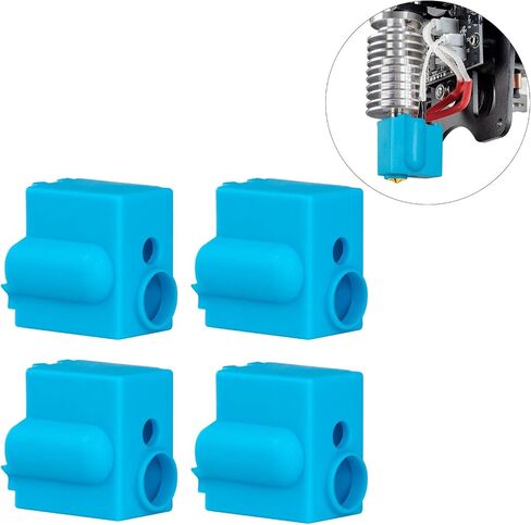UniTak3D Vyper Hotend Cover Heater Block Silicone Socks Upgrades for ANYCUBIC Vyper and Kobra Max 3D Printers(Pack of 4Pcs) in Saudi Arabia