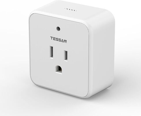 Remote Control Outlet, TESSAN Wireless Remote Light Switch, On Off Switch Plug for Lights, Lamps, Fans, Household Appliances, 100ft RF Range, 15A/1875W(1 Remote + 1 Outlet) in Saudi Arabia