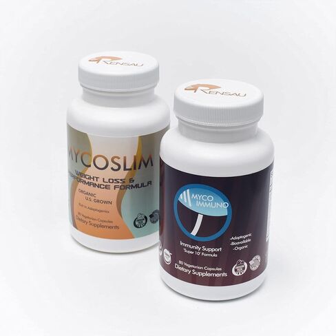 مكملات الفطر المعززة للمناعة "مزيج الفطر 10 الفائق" من Myco Immuno - عضوي 100% - بدون فطر مستورد، نمو في الولايات المتحدة - نباتي - 80 كبسولة in Saudi Arabia