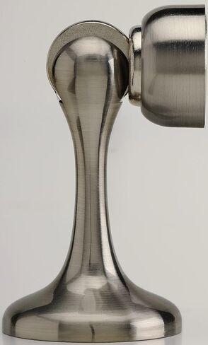 SOSS Zinc Magnetic Door Stop with Hidden Screw Mounts, White Exterior Finish, MDHBWH-HS, 7 x 1 inches in Saudi Arabia