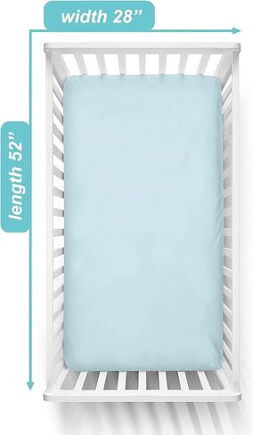 TL Care 3 Pack Fitted Crib Sheets 28" x 52", Soft Breathable Neutral 100% Cotton Jersey Sheet, Gray, for Boys and Girls, Fits Crib and Toddler Bed mattresses in Saudi Arabia