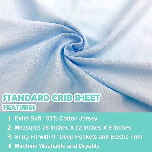 TL Care 3 Pack Fitted Crib Sheets 28" x 52", Soft Breathable Neutral 100% Cotton Jersey Sheet, Gray, for Boys and Girls, Fits Crib and Toddler Bed mattresses in Saudi Arabia