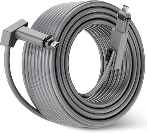 كابل Starlink القياسي 75FT/23M لكابل Starlink المستطيل للقمر الصناعي V2، مجموعة أدوات الإنترنت Starlink للقمر الصناعي V2، سلك تمديد كابل Starlink لكابل Starlink V2، رمادي in Kuwait