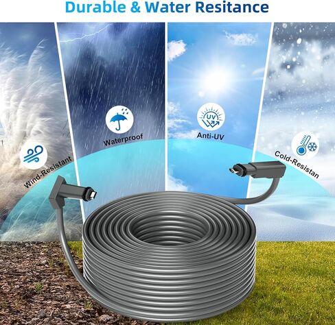 كابل Starlink القياسي 75FT/23M لكابل Starlink المستطيل للقمر الصناعي V2، مجموعة أدوات الإنترنت Starlink للقمر الصناعي V2، سلك تمديد كابل Starlink لكابل Starlink V2، رمادي in Kuwait