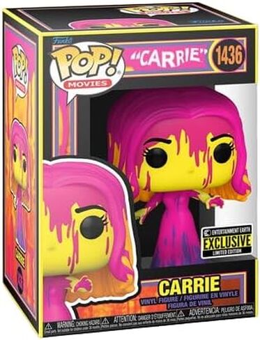 فانكو بوب! الأفلام: Carrie - Carrie Black Light Entertainment Earth حصريًا مع واقي علوي من بايرون in Saudi Arabia