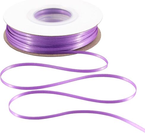 Solid Color Satin Ribbon 1/8 inch x 100 Yards Roll Tan Double Faced for Gift Wrapping Crafts Wedding Decoration, Wedding Invitation Card, Birthday Party Decoration in Saudi Arabia