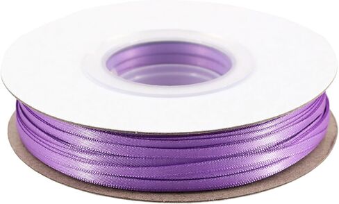 Solid Color Satin Ribbon 1/8 inch x 100 Yards Roll Tan Double Faced for Gift Wrapping Crafts Wedding Decoration, Wedding Invitation Card, Birthday Party Decoration in Saudi Arabia