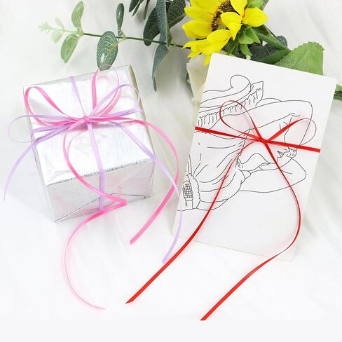 Solid Color Satin Ribbon 1/8 inch x 100 Yards Roll Tan Double Faced for Gift Wrapping Crafts Wedding Decoration, Wedding Invitation Card, Birthday Party Decoration in Saudi Arabia