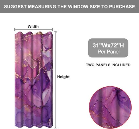 Baocicco Black and Gold Marble Window Curtains for Bedroom Art Fluid Gold Texture Marble Drapes for Living Room Modern Luxury Fashion Design Blackout Marble Grommets Curtains 2 Panels 21Wx45H Inch in Saudi Arabia