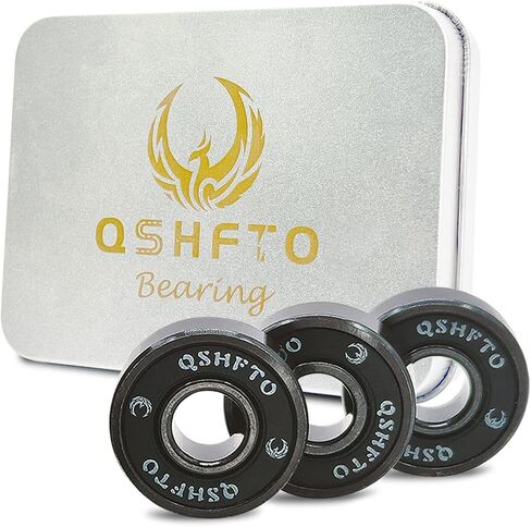 8 Pack 608RS Skateboard Longboards Bearing Set ABEC 11 Fast Speed Bearings for Scooters, Skateboards, Inline Skates (8x22x7mm) in Saudi Arabia