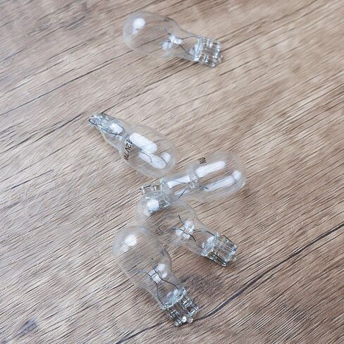 Landscape Bulb T5 12V Low Voltage 7 Watt Wedge Base Clear Xenon Light Bulbs for Landscape Lights, Cabinet and Automotive (10 Pack) in Saudi Arabia