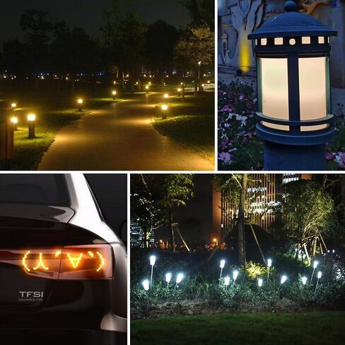 Landscape Bulb T5 12V Low Voltage 7 Watt Wedge Base Clear Xenon Light Bulbs for Landscape Lights, Cabinet and Automotive (10 Pack) in Saudi Arabia