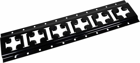 Mytee Products Horizontal & Vertical Cross E-Track - 2 Feet - Black Powder Coated for Trailer Truck in Saudi Arabia