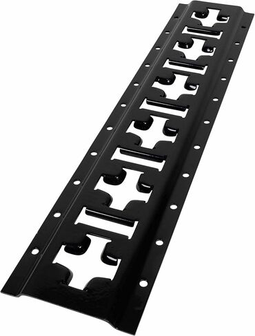 Mytee Products Horizontal & Vertical Cross E-Track - 2 Feet - Black Powder Coated for Trailer Truck in Saudi Arabia