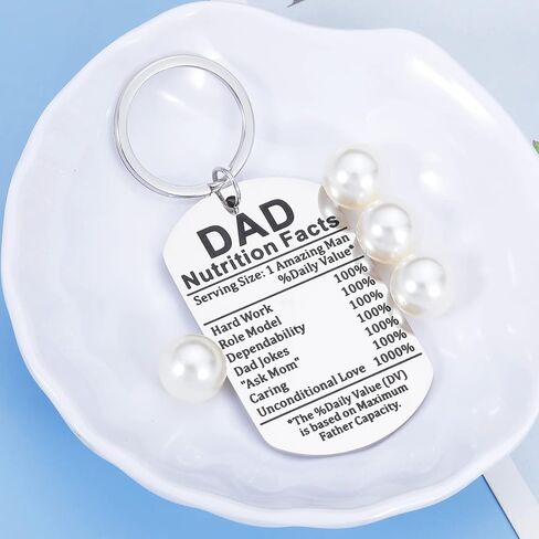 Funny Father's Day Gift for Daddy Stepdad New Dad Gift for Daddy Papa from Son Daughter Gift Idea for Him Men Daddy Birthday Valentine Day Gifts for Father Best Dad Gift from Kids Dad Nutrition Facts in Saudi Arabia