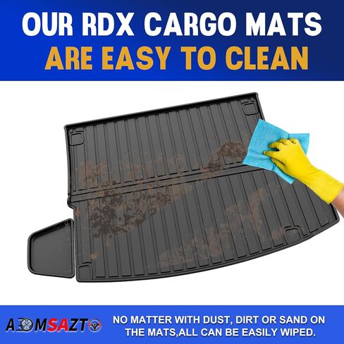 Cargo Liner for Acura RDX 2019-2024: Custom Fit All Weather Trunk Mat in Upper Position in Saudi Arabia