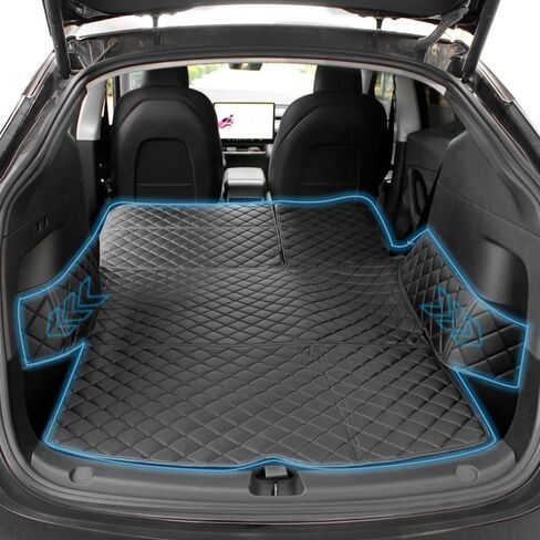 Trunk Mat Cargo Mat Pet Mat Car Seat Covers Protector Compatible with Tesla Model Y Rear Floor Mat All-Weather Waterproof Interior Accessories in Saudi Arabia