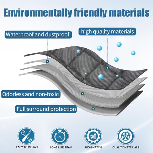 Trunk Mat Cargo Mat Pet Mat Car Seat Covers Protector Compatible with Tesla Model Y Rear Floor Mat All-Weather Waterproof Interior Accessories in Saudi Arabia