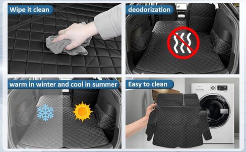 Trunk Mat Cargo Mat Pet Mat Car Seat Covers Protector Compatible with Tesla Model Y Rear Floor Mat All-Weather Waterproof Interior Accessories in Saudi Arabia