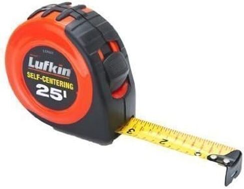شريط قياس Lufkin حافظة برتقالية عالية الرؤية، ذاتية التمركز 1 بوصة × 25 بوصة in Saudi Arabia