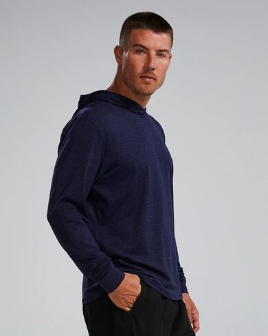 TYR MPTHSO3A238XL Sol Men Tech Hoodie Heather Navy XL in Saudi Arabia